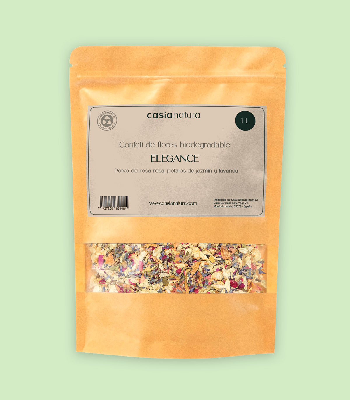 Elegance – Confeti biodegradable de lavanda y jazmín