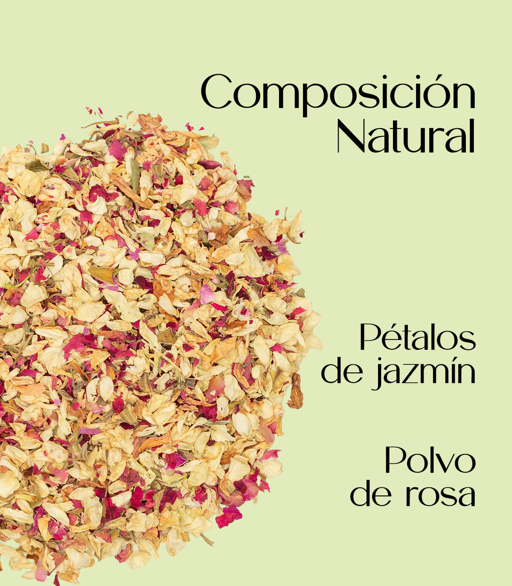 Jasmine – Confeti biodegradable de jazmín y rosa